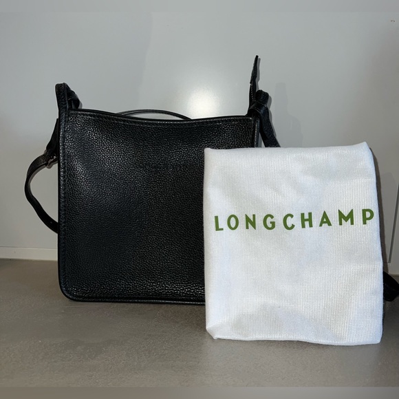 Longchamp Small Le Foulonné Leather Crossbody Bag - Picture 14 of 14